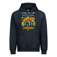 Navy when you dont find the sunshine be the sunshine Urban Hoodie - LillyAllenDesigns