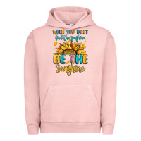 Pigment Salmon when you dont find the sunshine be the sunshine Urban Hoodie - LillyAllenDesigns