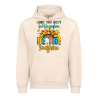 Sandshell when you dont find the sunshine be the sunshine Urban Hoodie - LillyAllenDesigns