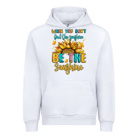 White when you dont find the sunshine be the sunshine Urban Hoodie - LillyAllenDesigns