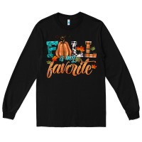 Black fall is my favorite Long Sleeve Tee - HRA Design Shop