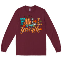 Burgundy fall is my favorite Long Sleeve Tee - HRA Design Shop