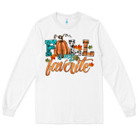 White fall is my favorite Long Sleeve Tee - HRA Design Shop