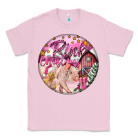 Bubblegum Pink pink christmas pig Classic Tee - FaDigitalArtStudio