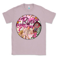 Lilac pink christmas pig Classic Tee - FaDigitalArtStudio