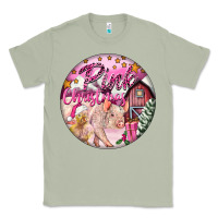 Matcha pink christmas pig Classic Tee - FaDigitalArtStudio
