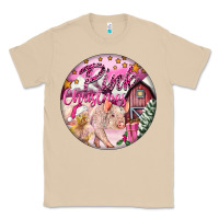 Mushroom pink christmas pig Classic Tee - FaDigitalArtStudio
