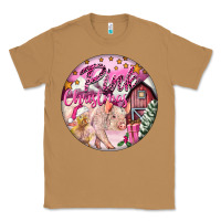 Toasted Coconut pink christmas pig Classic Tee - FaDigitalArtStudio