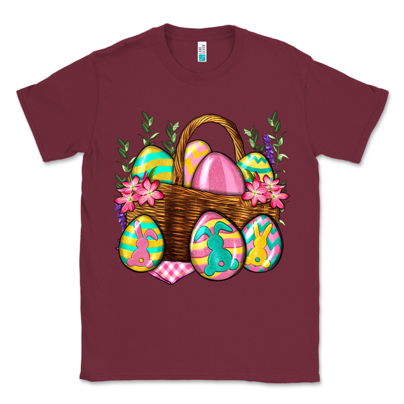 Easter Eggs With Basket Easter Day Classic Tee by Neo Western | Teevron