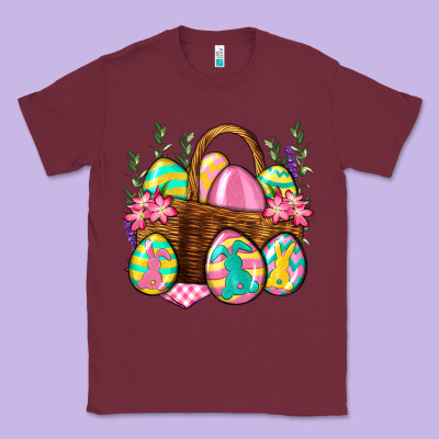 Easter Eggs With Basket Easter Day Classic Tee Designed By Neo Western