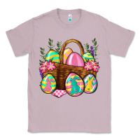 Lilac Easter eggs with basket Easter Day Classic Tee - Neo Western