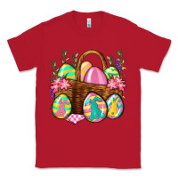 Red Easter eggs with basket Easter Day Classic Tee - Neo Western