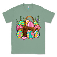Sage Easter eggs with basket Easter Day Classic Tee - Neo Western