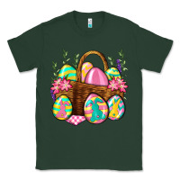 Sports Green Easter eggs with basket Easter Day Classic Tee - Neo Western