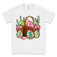 White Easter eggs with basket Easter Day Classic Tee - Neo Western