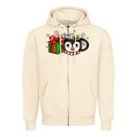 Sandshell Christmas penguin coffee Zipper Hoodie - JahusDesignShop