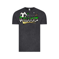Vintage Black raising ballers soccer Vintage Tee - Zillion Design Studio