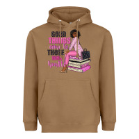 Toasted Coconut good things come to those who hustle Heavyweight Hoodie - NancyCooperArtShop