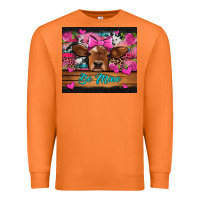 Carrot be mine valentine's day cow Premium Sweatshirt - Jasminsmagicworld