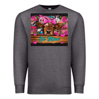 Charcoal Heather be mine valentine's day cow Premium Sweatshirt - Jasminsmagicworld