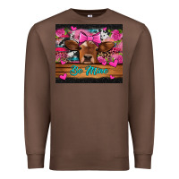 Chestnut be mine valentine's day cow Premium Sweatshirt - Jasminsmagicworld