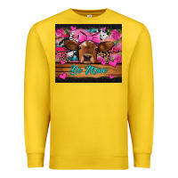 Lemon be mine valentine's day cow Premium Sweatshirt - Jasminsmagicworld