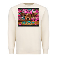 Sandshell be mine valentine's day cow Premium Sweatshirt - Jasminsmagicworld