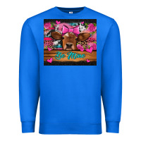 True Royal be mine valentine's day cow Premium Sweatshirt - Jasminsmagicworld