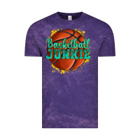 Cloud Purple basketball junkie Vintage Tee - texasbilliewilder