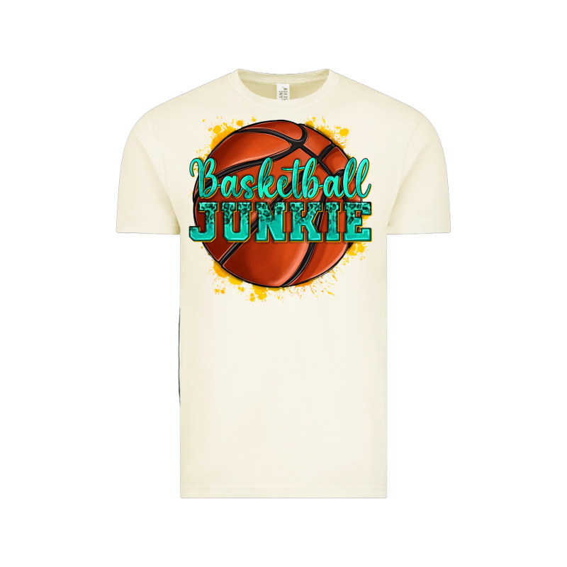 Basketball Junkie Vintage Tee by texasbilliewilder | Teevron