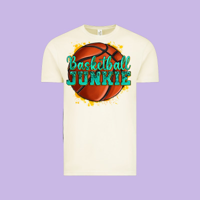 Vintage Tee basketball junkie