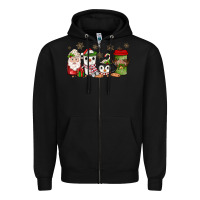 Black Christmas coffee Zipper Hoodie - JahusDesignShop