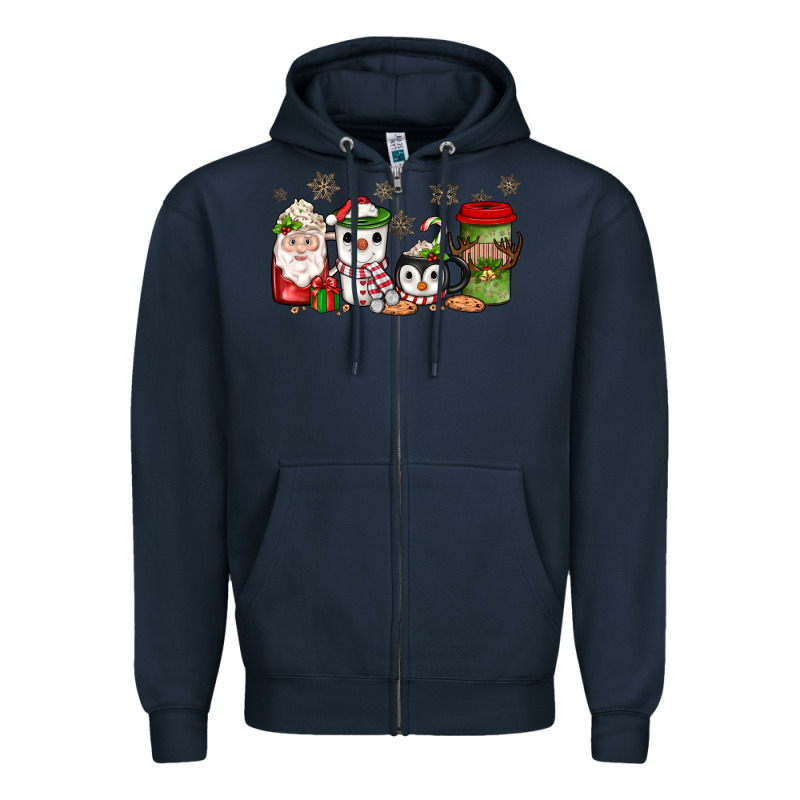 Christmas Coffee Zipper Hoodie by JahusDesignShop | Teevron