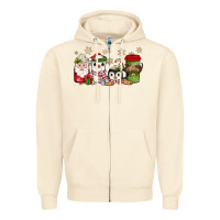 Sandshell Christmas coffee Zipper Hoodie - JahusDesignShop