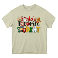 Mossy santa's favorite student christmas Heavy Core Tee - LillyAllenDesigns