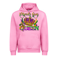 Fuchsia Pink mardi gras queen Urban Hoodie - LillyAllenDesigns