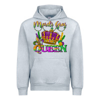 Heather Grey mardi gras queen Urban Hoodie - LillyAllenDesigns