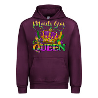 Mauve Wine mardi gras queen Urban Hoodie - LillyAllenDesigns