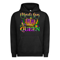 Pigment Black mardi gras queen Urban Hoodie - LillyAllenDesigns
