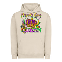Pigment French Oak mardi gras queen Urban Hoodie - LillyAllenDesigns