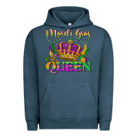 Pigment Midnight Navy mardi gras queen Urban Hoodie - LillyAllenDesigns