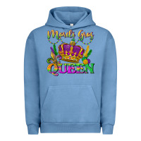Pigment Pebble Blue mardi gras queen Urban Hoodie - LillyAllenDesigns