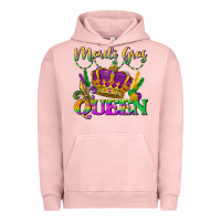 Pigment Salmon mardi gras queen Urban Hoodie - LillyAllenDesigns