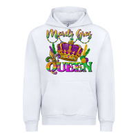White mardi gras queen Urban Hoodie - LillyAllenDesigns