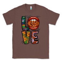 Chestnut Love Halloween Lips Classic Tee - CowhideDigitalArt