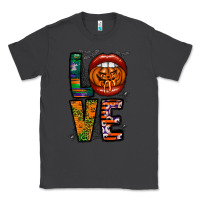 Smoke Love Halloween Lips Classic Tee - CowhideDigitalArt