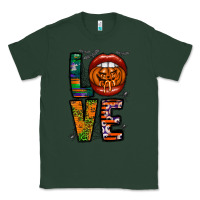 Sports Green Love Halloween Lips Classic Tee - CowhideDigitalArt