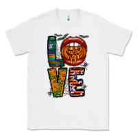 White Love Halloween Lips Classic Tee - CowhideDigitalArt