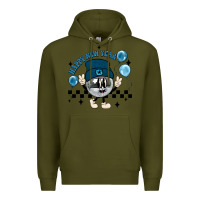 Army Green happy new year disco ball Premium Hoodie - MaliasSmallBusiness