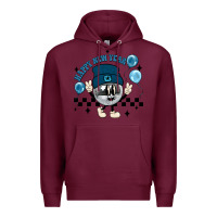 Burgundy happy new year disco ball Premium Hoodie - MaliasSmallBusiness